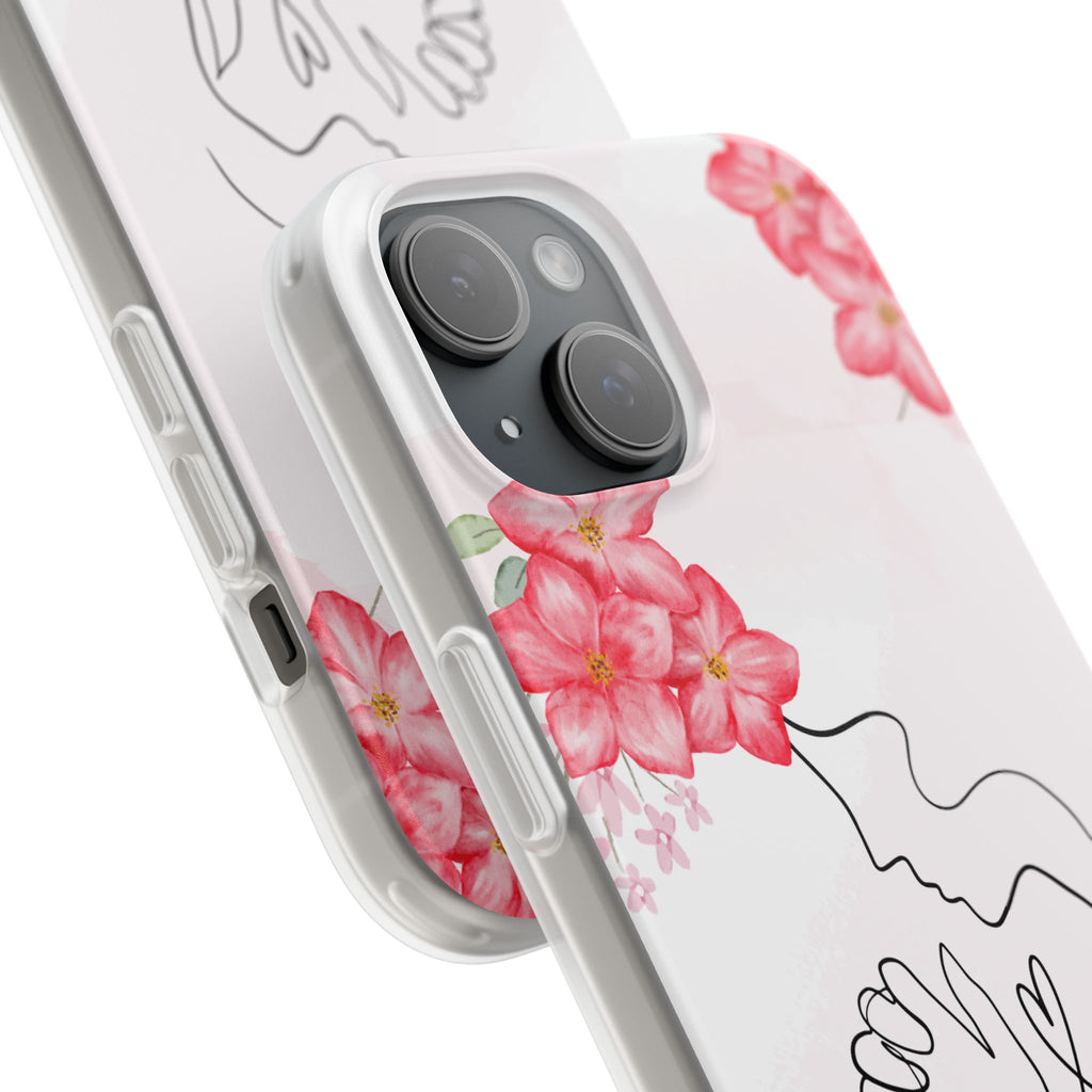 Floral "He Answers Prayers" Phone Case — Christian Faith Protective Cover