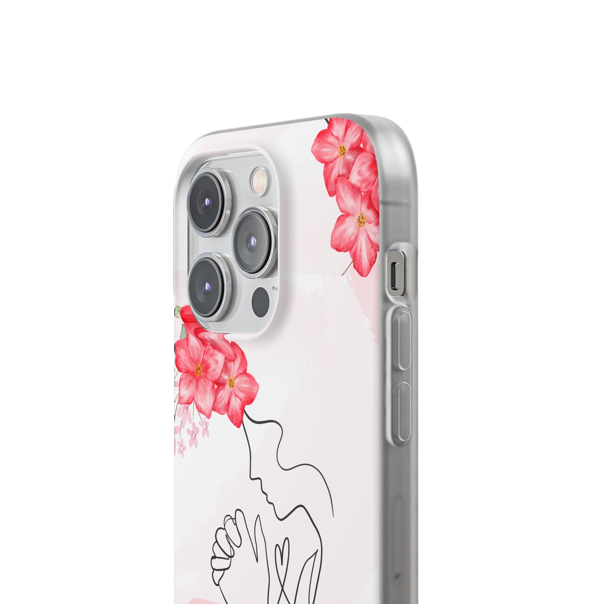 Floral "He Answers Prayers" Phone Case — Christian Faith Protective Cover