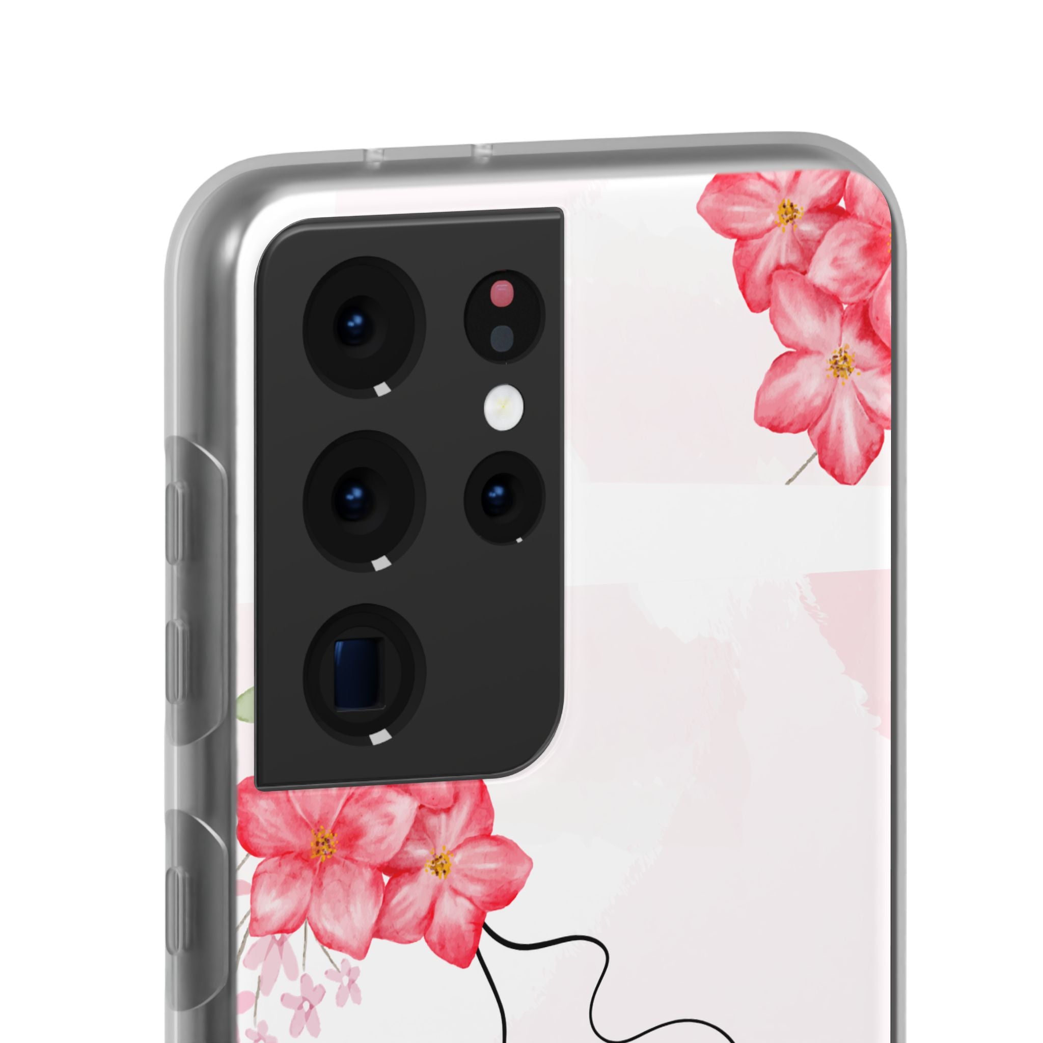 Floral "He Answers Prayers" Phone Case — Christian Faith Protective Cover