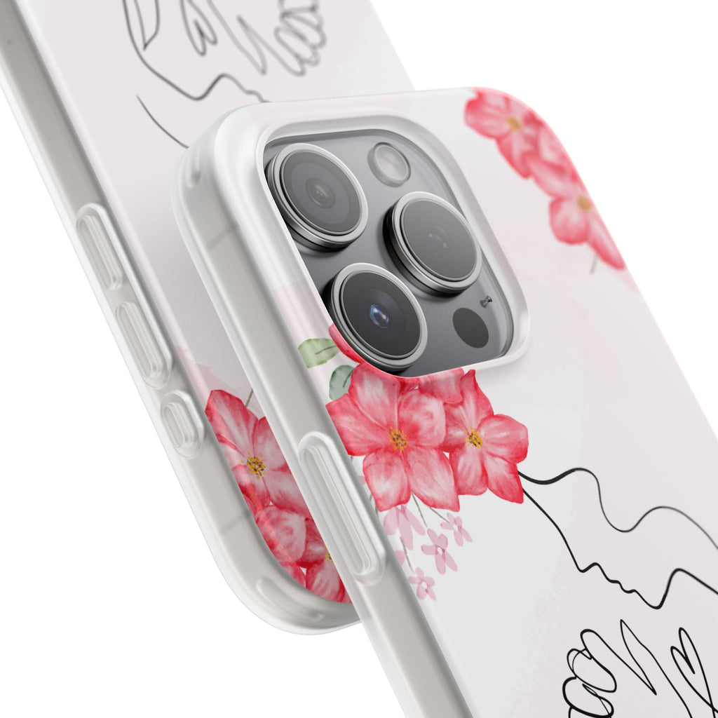 Floral "He Answers Prayers" Phone Case — Christian Faith Protective Cover