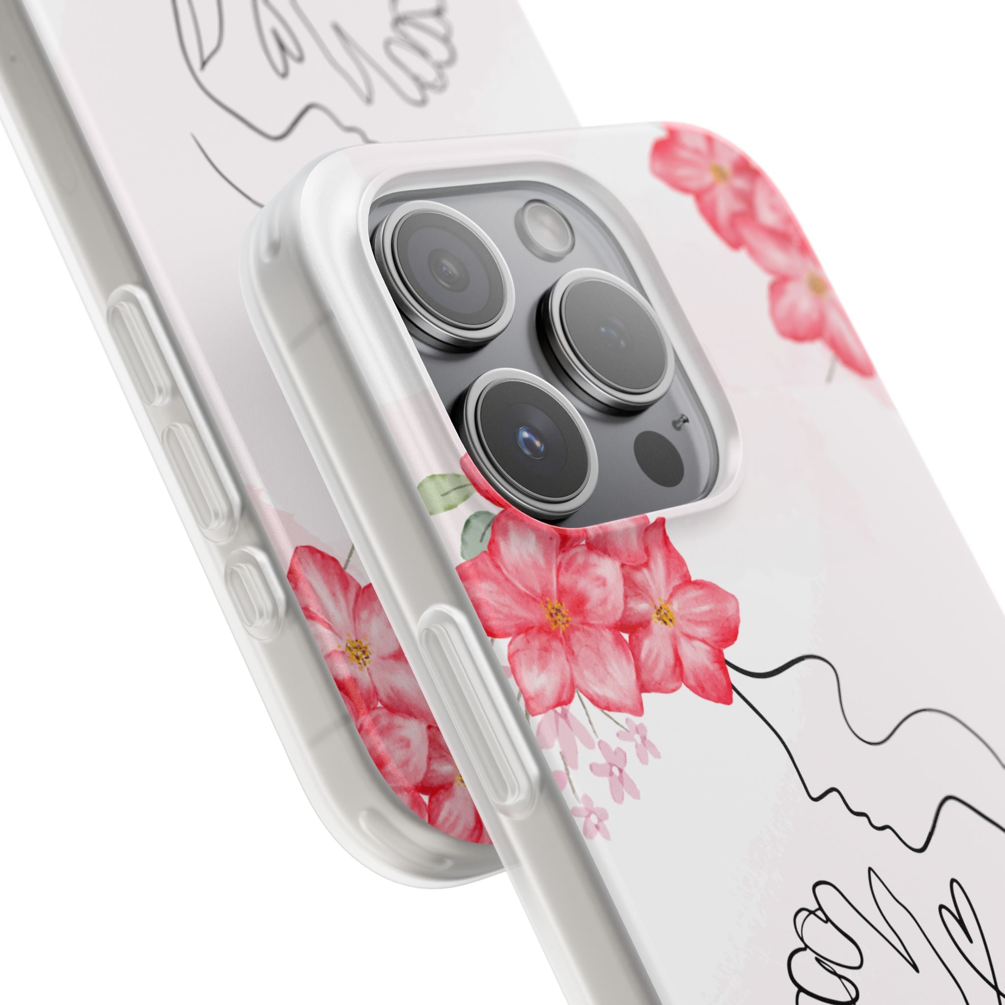 Floral "He Answers Prayers" Phone Case — Christian Faith Protective Cover