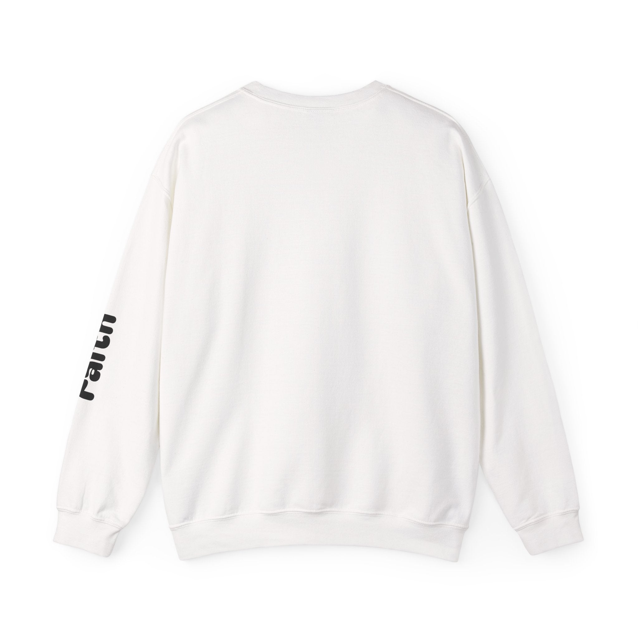 Faith Crewneck Sweatshirt — "Walk by faith, not by sight" Inspirational Christian Pullover