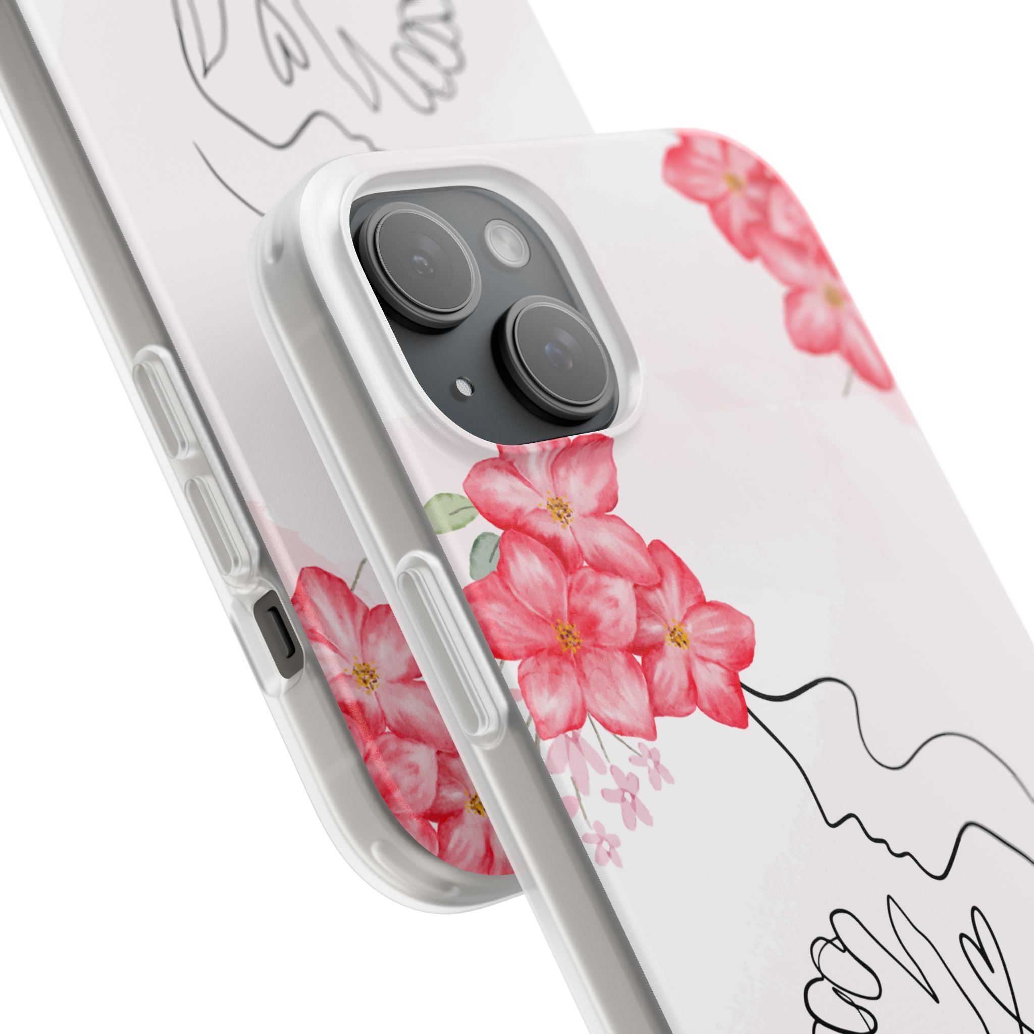 Floral "He Answers Prayers" Phone Case — Christian Faith Protective Cover