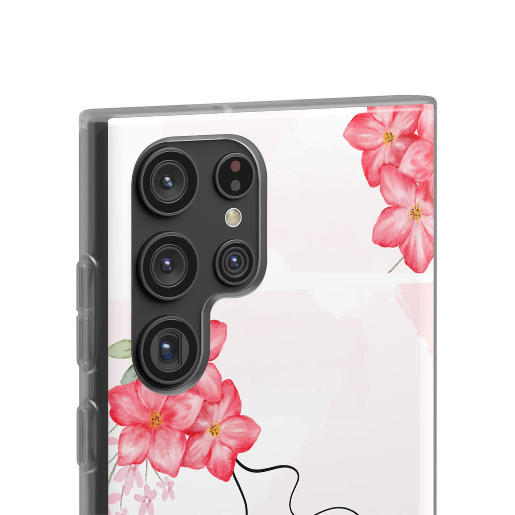 Floral "He Answers Prayers" Phone Case — Christian Faith Protective Cover