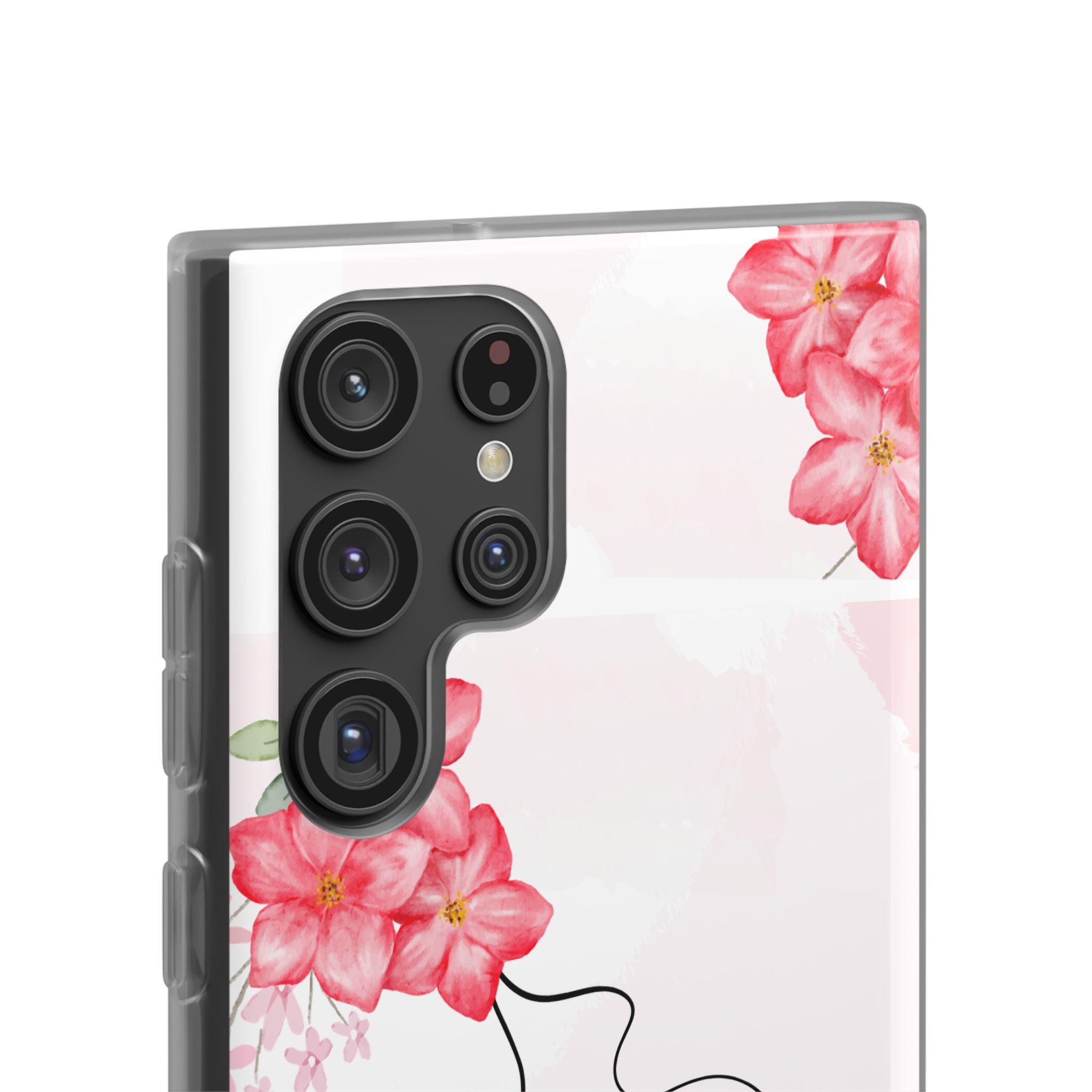 Floral "He Answers Prayers" Phone Case — Christian Faith Protective Cover