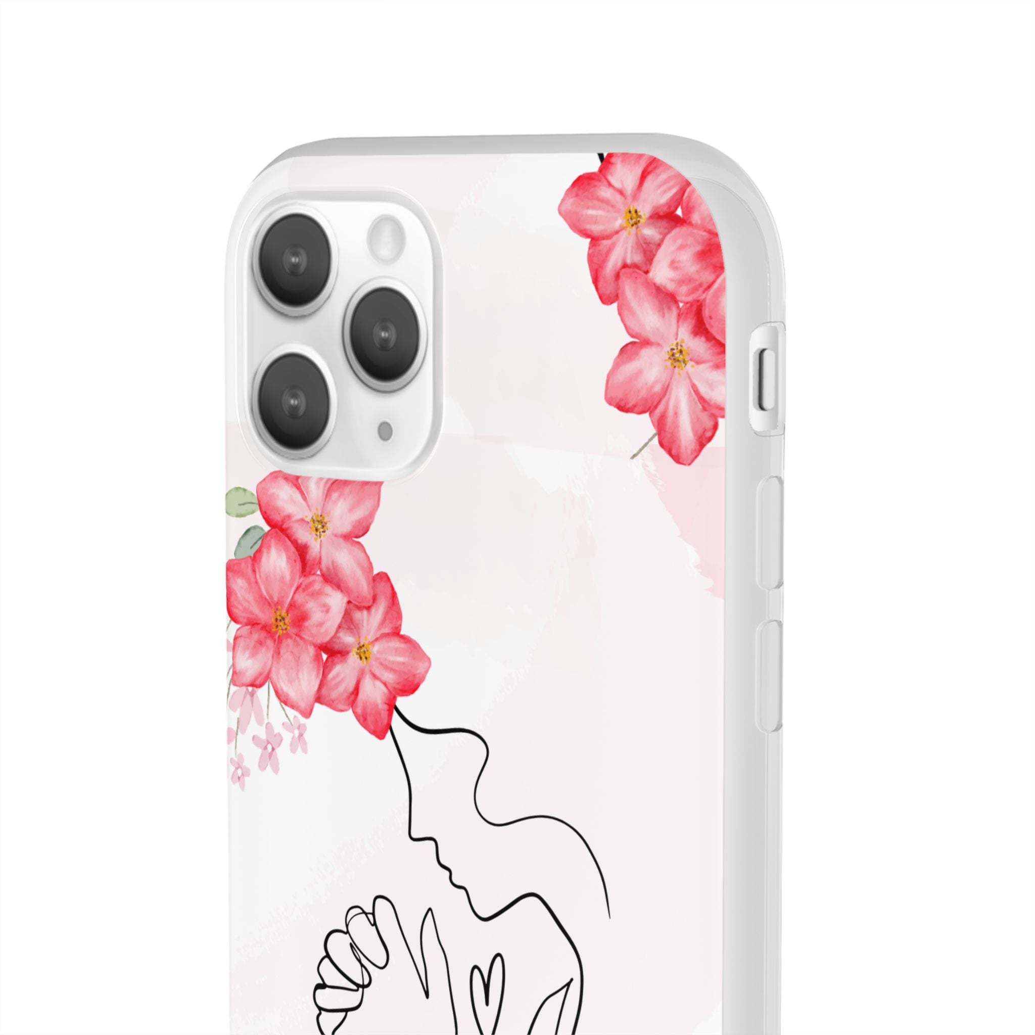 Floral "He Answers Prayers" Phone Case — Christian Faith Protective Cover
