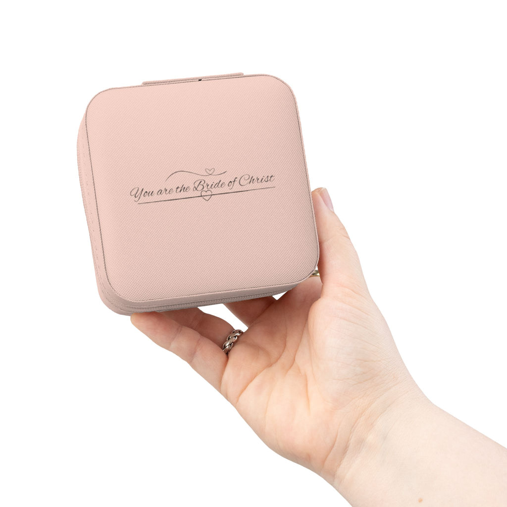 Compact Travel Jewelry Case — Portable Organizer for Rings, Earrings & Necklaces
